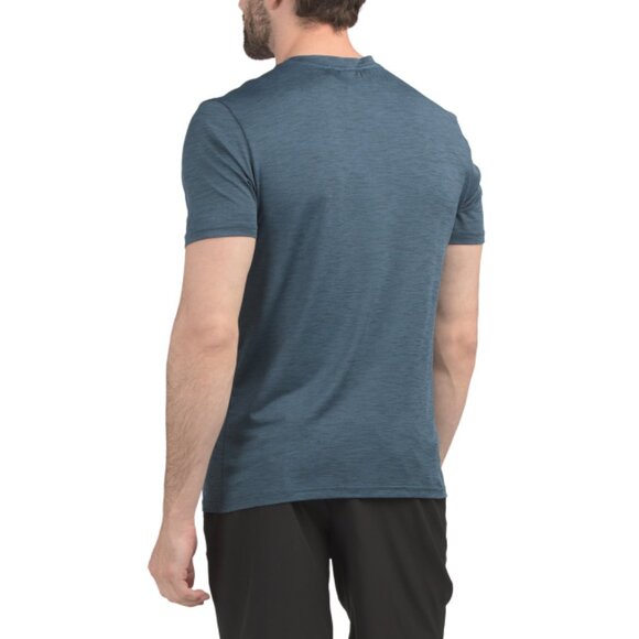 SPYDER Slate Blue Perforated Heather Tee - Picture 2 of 2
